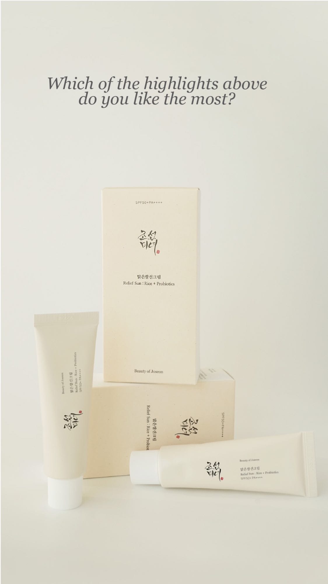 Relief Sun Rice Probiotics 2 pack Beauty of Joseon | MAR SECRET