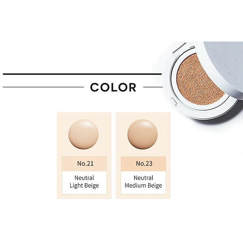 Missha Magic Cushion Moist Up SPF50+++ # 21 and 23