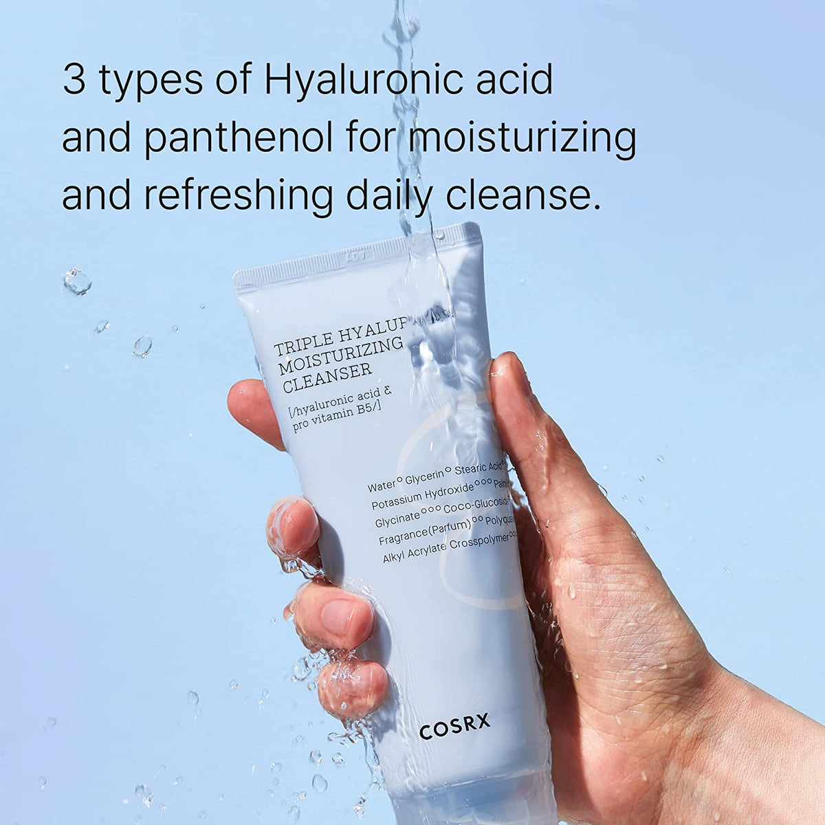 COSRX Hydrium Triple Hyaluronic Moisturizing Cleanser 150ml