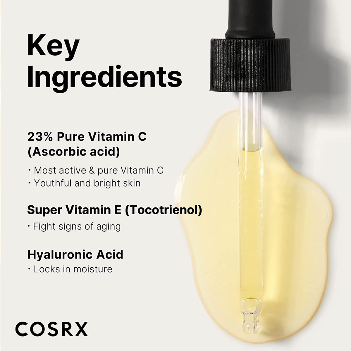 COSRX Vitamin C 23% Serum with Vitamin E & Hyaluronic Acid