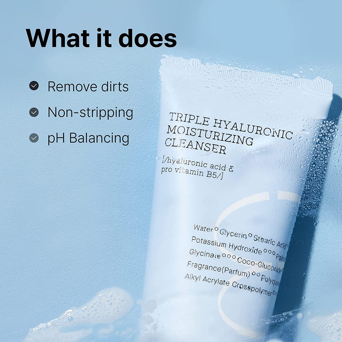 COSRX Hydrium Triple Hyaluronic Moisturizing Cleanser 150ml