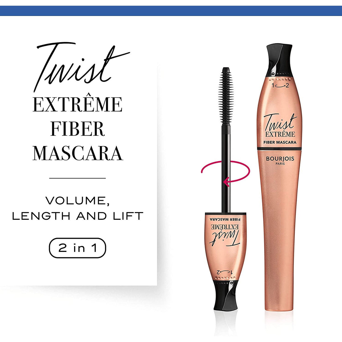 TWIST Extreme fiber mascara - Bourjois