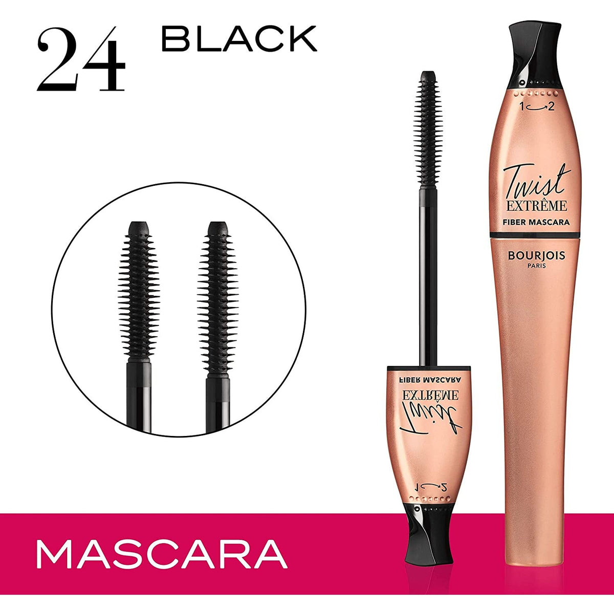 TWIST Extreme fiber mascara - Bourjois