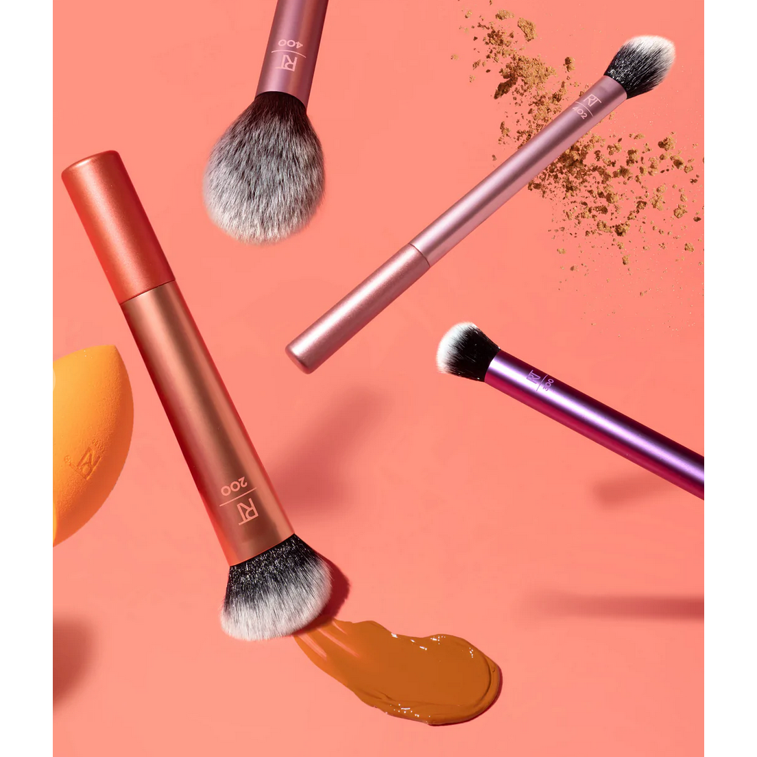 Real Techniques Everyday Essentials 5-Piece Makeup Brush Set