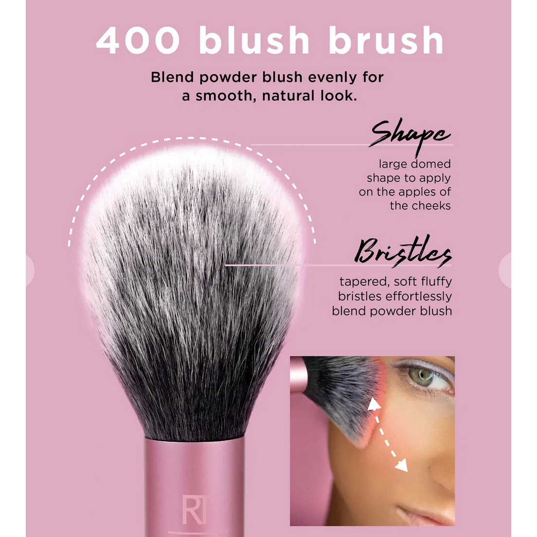 Real Techniques Everyday Essentials 5-Piece Makeup Brush Set