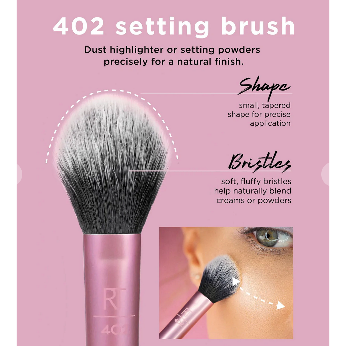 Real Techniques Everyday Essentials 5-Piece Makeup Brush Set