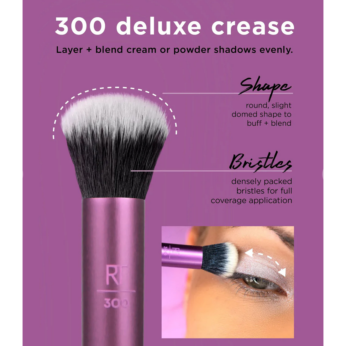 Real Techniques Everyday Essentials 5-Piece Makeup Brush Set