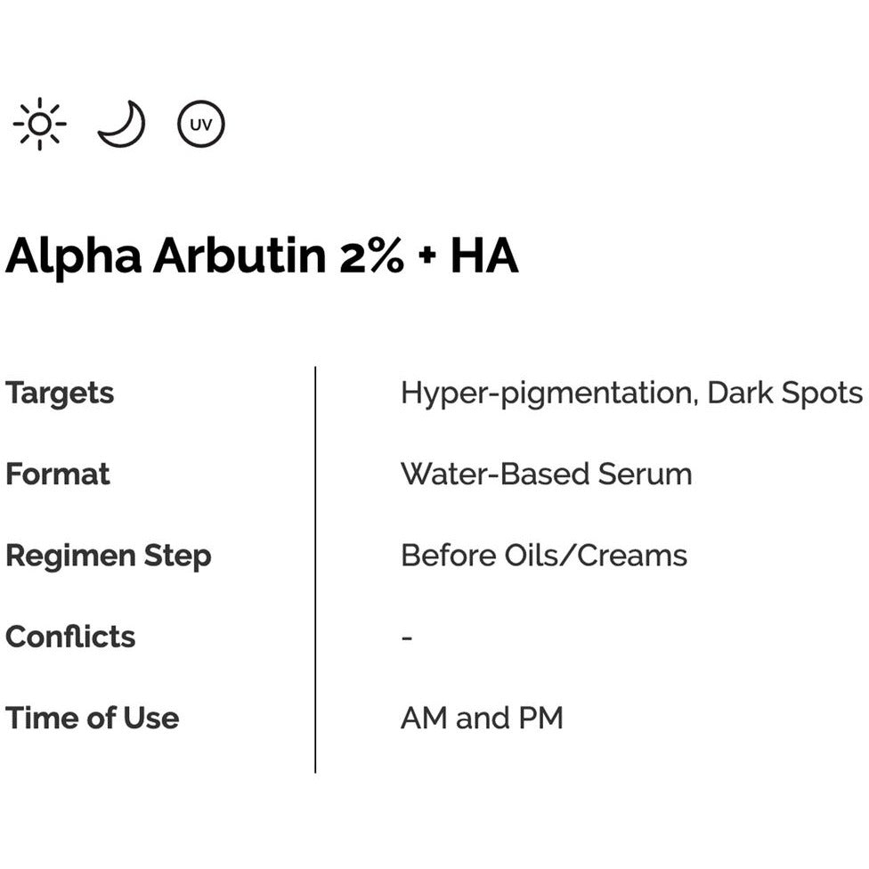 The Ordinary ALPHA ARBUTIN 2% + HA 30ml
